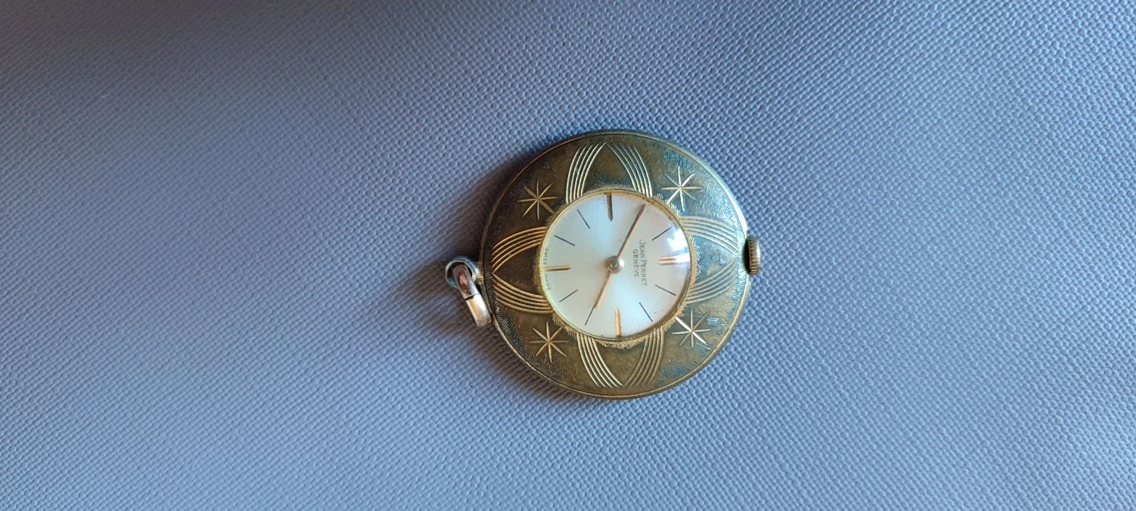 Montre gousset vintage Jean Perret Genève à réparer
